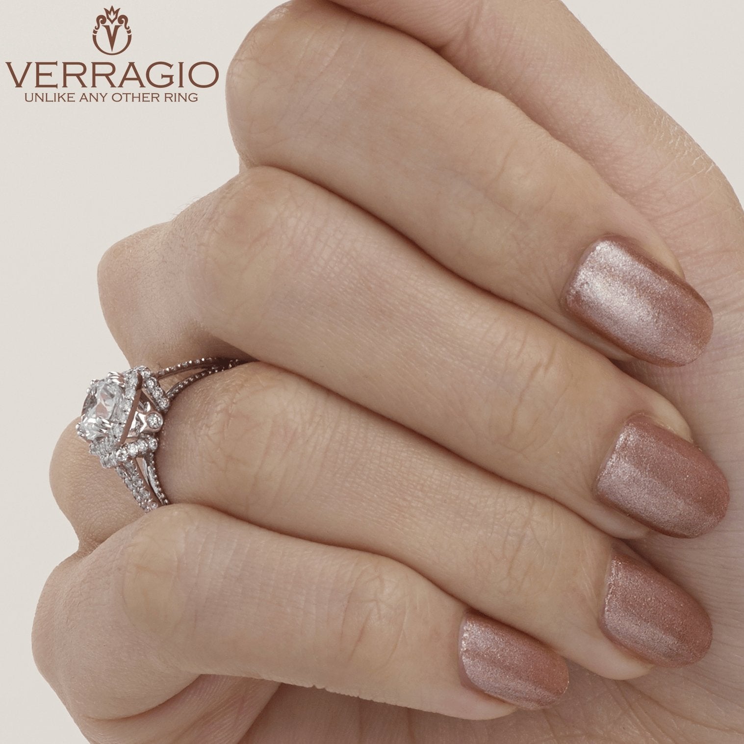 PARISIAN-DL117CU VERRAGIO Engagement Ring Birmingham Jewelry Verragio Jewelry | Diamond Engagement Ring PARISIAN-DL117CU