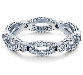 PARISIAN-W103R VERRAGIO Wedding Band Birmingham Jewelry Verragio Jewelry | Diamond Wedding Band PARISIAN-W103R