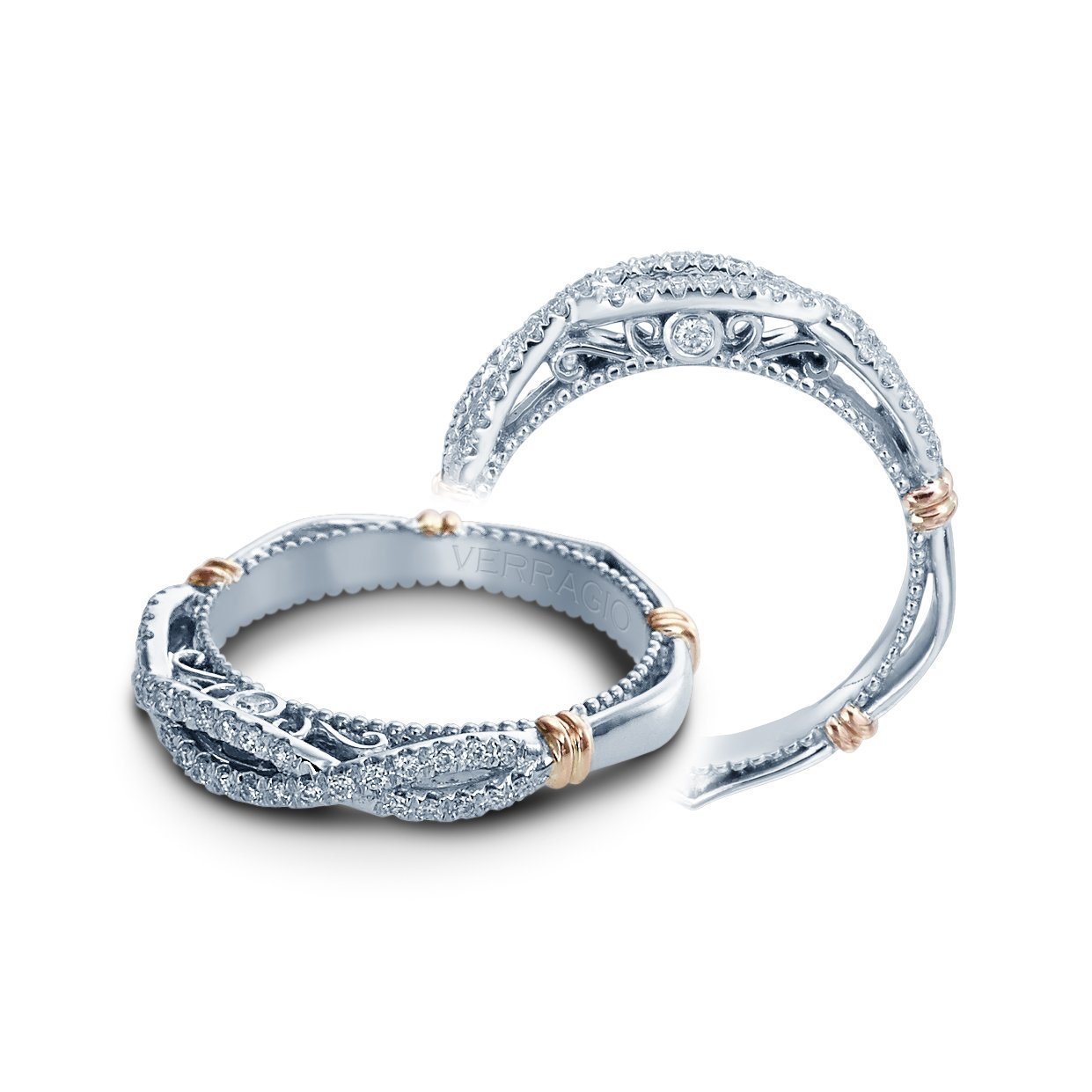 PARISIAN-130W VERRAGIO Wedding Band Birmingham Jewelry Verragio Jewelry | Diamond Wedding Band PARISIAN-W130