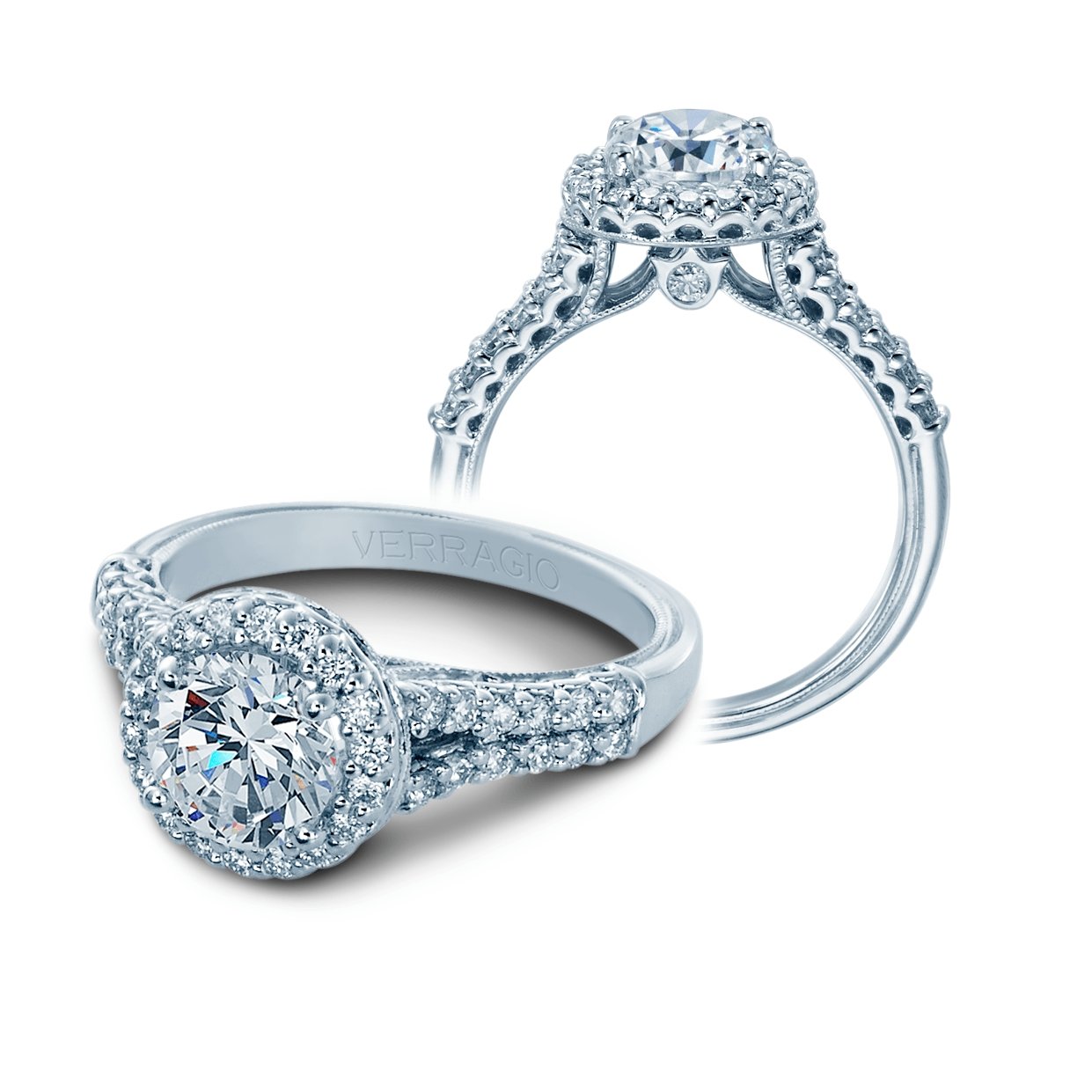RENAISSANCE-913R7 VERRAGIO Engagement Ring Birmingham Jewelry Verragio Jewelry | Diamond Engagement Ring RENAISSANCE-913R7