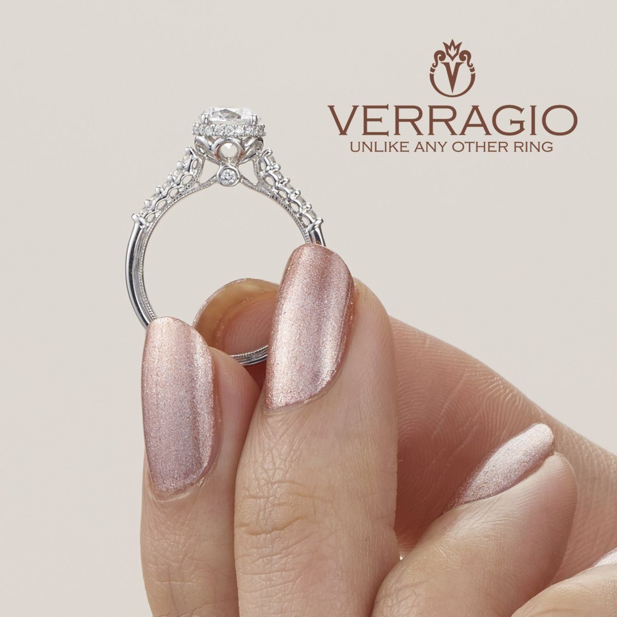 RENAISSANCE-916R7 VERRAGIO Engagement Ring Birmingham Jewelry Verragio Jewelry | Diamond Engagement Ring RENAISSANCE-916R7