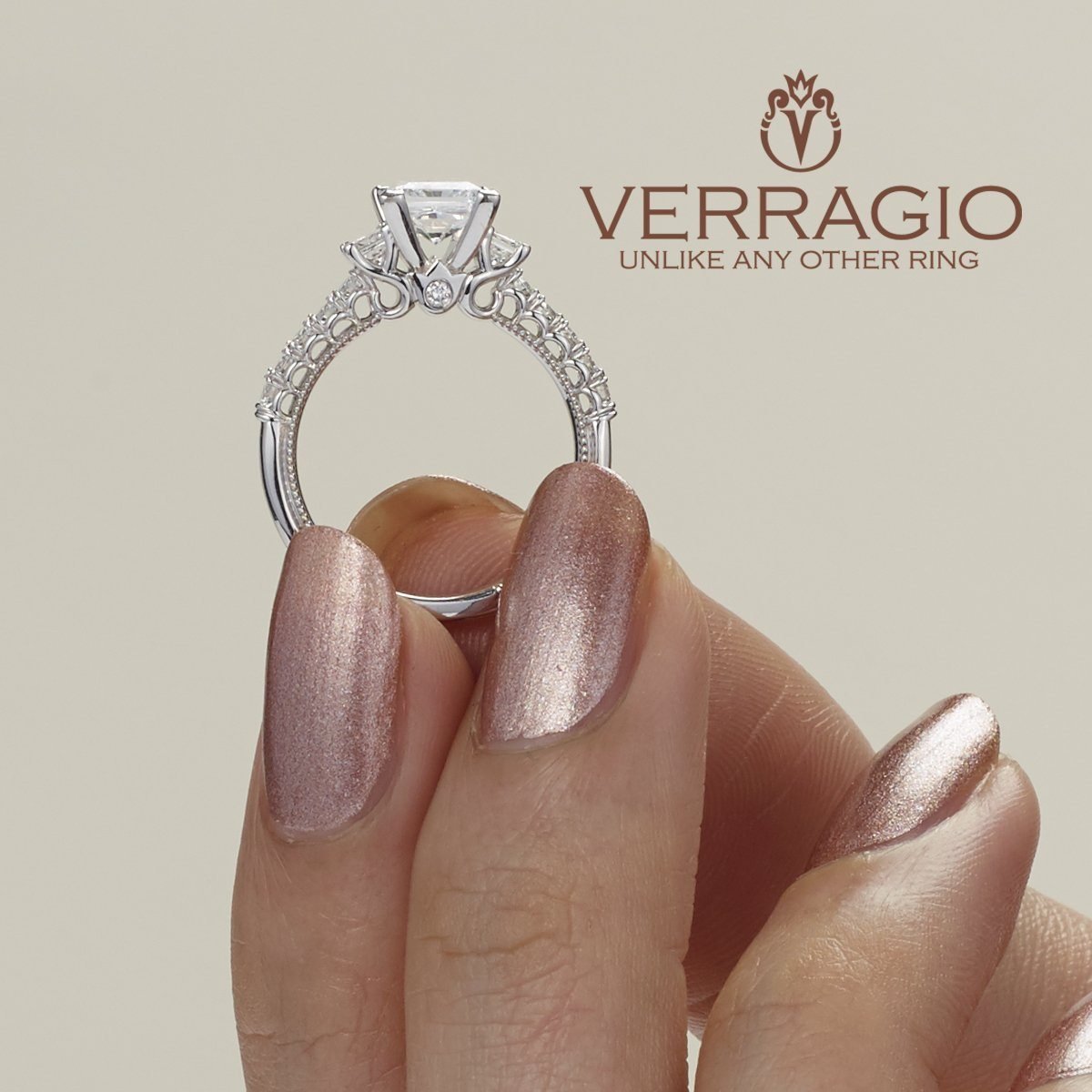 RENAISSANCE-940P6 VERRAGIO Engagement Ring Birmingham Jewelry Verragio Jewelry | Diamond Engagement Ring RENAISSANCE-940P6