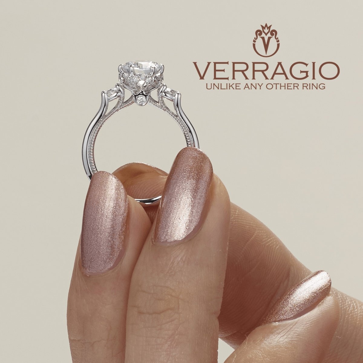 RENAISSANCE-949R7 VERRAGIO Engagement Ring Birmingham Jewelry Verragio Jewelry | Diamond Engagement Ring RENAISSANCE-949R7