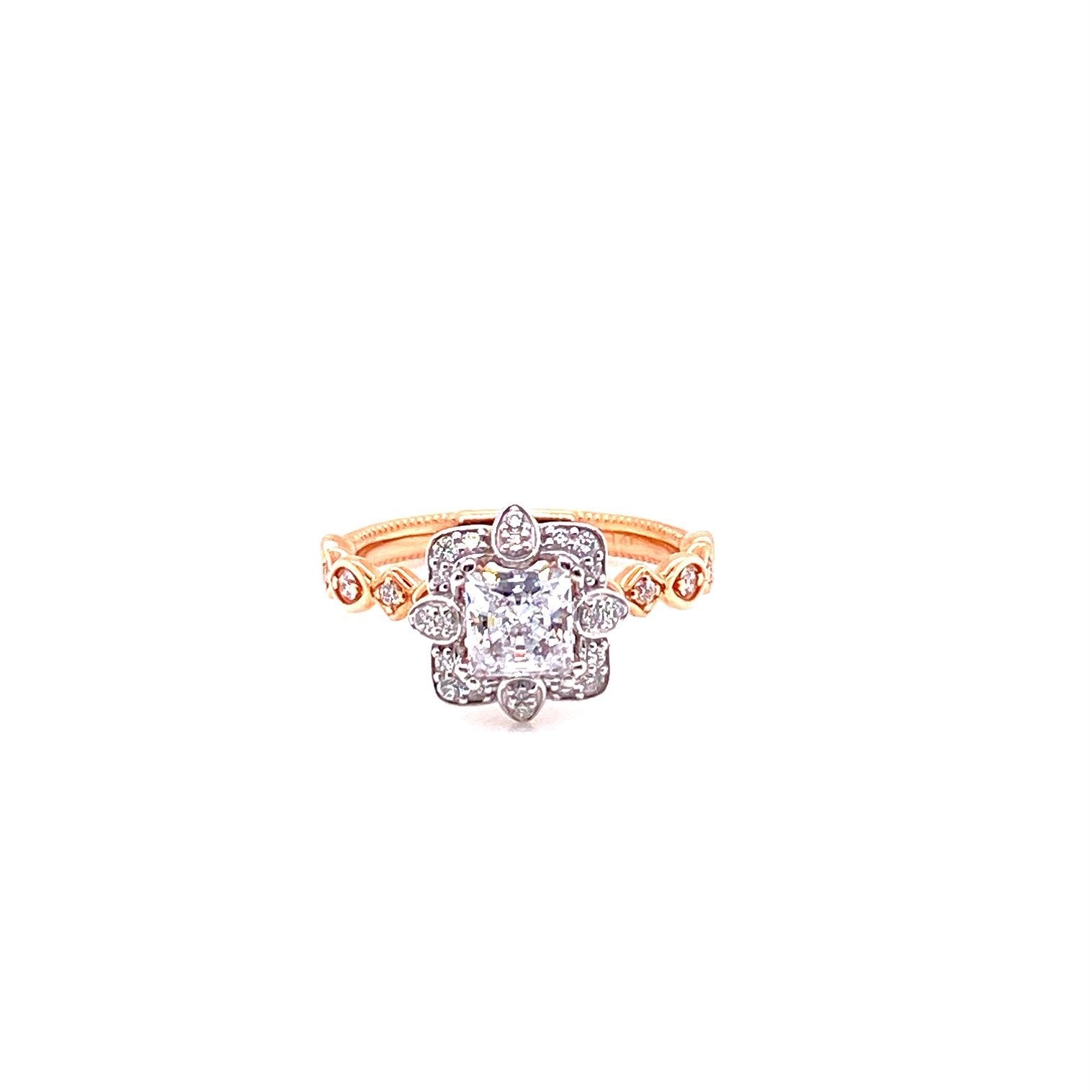 RENAISSANCE-979-CP (Two-Tone) VERRAGIO Engagement Ring Birmingham Jewelry