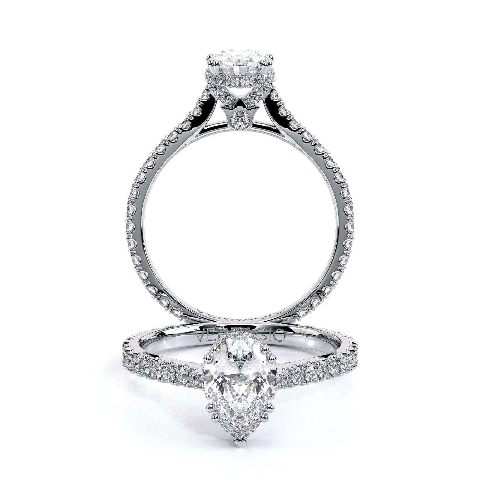 RENAISSANCE-985PEAR-1.5 VERRAGIO Engagement Ring Birmingham Jewelry
