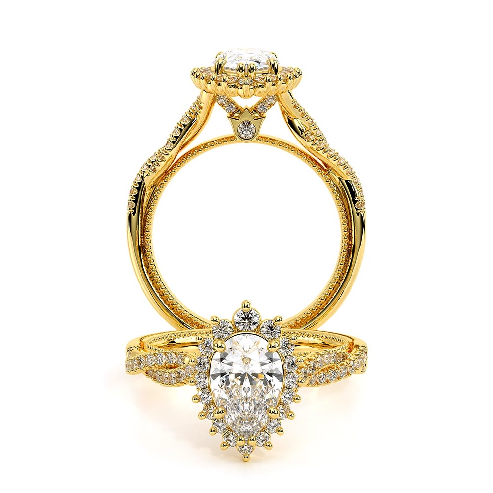 Renaissance-987PEAR VERRAGIO Engagement Ring Birmingham Jewelry