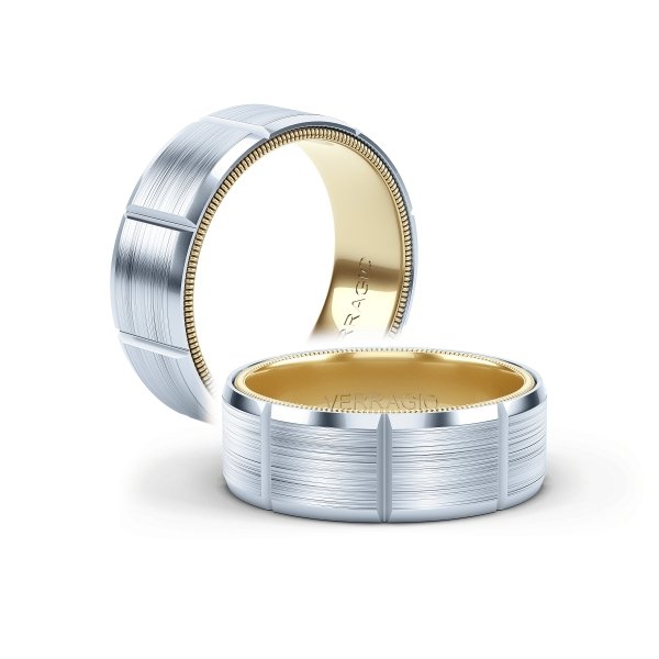 VW-8106 VERRAGIO Men's Wedding Band Birmingham Jewelry