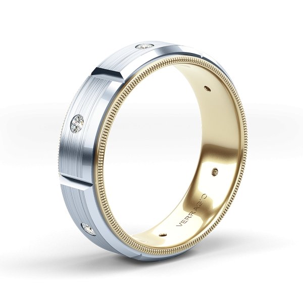 VWD-7912 VERRAGIO Men's Wedding Band Birmingham Jewelry Verragio Jewelry | Men's Diamond Wedding Band VWD-7912