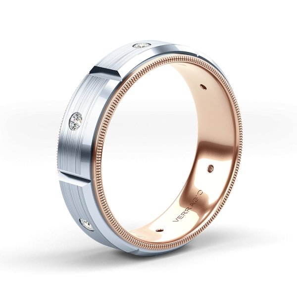 VWD-7912 VERRAGIO Men's Wedding Band Birmingham Jewelry Verragio Jewelry | Men's Diamond Wedding Band VWD-7912