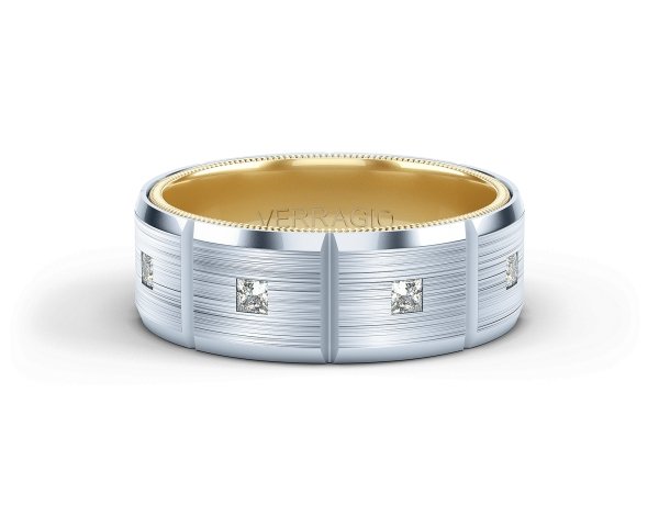 VWD-8906 VERRAGIO Men's Wedding Band Birmingham Jewelry Verragio Jewelry | Men's Diamond Wedding Band VWD-8906