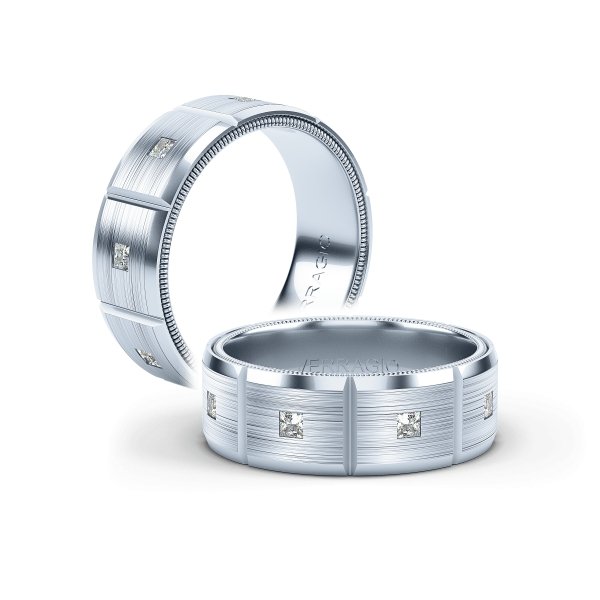 VWD-8906 VERRAGIO Men's Wedding Band Birmingham Jewelry Verragio Jewelry | Men's Diamond Wedding Band VWD-8906