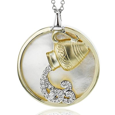 ZEGHANI - AQUARIUS Pendant ZEGHANI Pendant Birmingham Jewelry