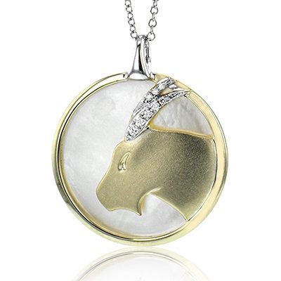 ZEGHANI - ARIES Pendant ZEGHANI Necklace Birmingham Jewelry