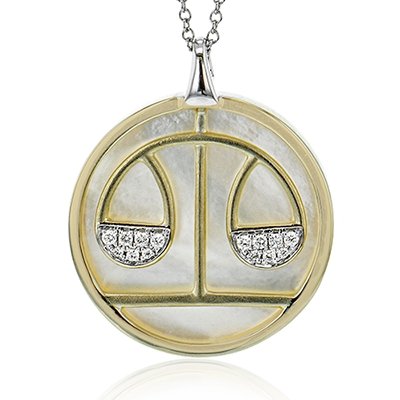 ZEGHANI - LIBRA Pendant ZEGHANI Necklace Birmingham Jewelry