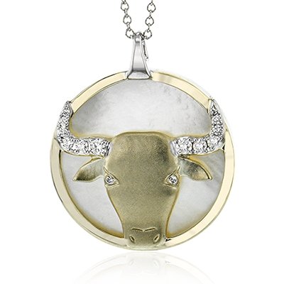 ZEGHANI - TAURUS Pendant ZEGHANI Pendant Birmingham Jewelry