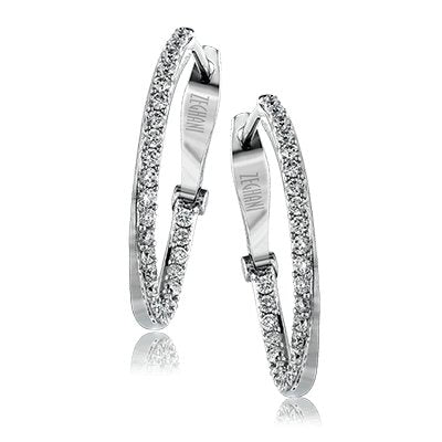 ZEGHANI - ZE176 Canal ZEGHANI Hoop Earrings Birmingham Jewelry