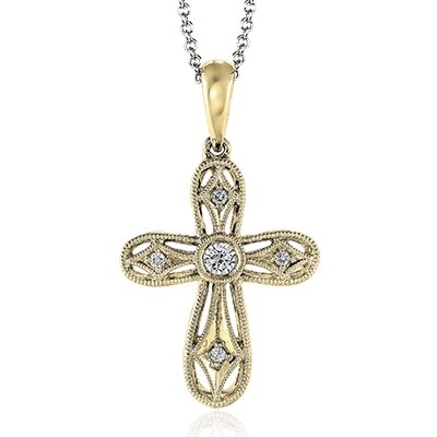 ZEGHANI - ZP113 ZEGHANI Cross Pendant Birmingham Jewelry