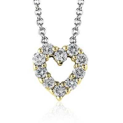 ZEGHANI - ZP262 ZEGHANI Heart Pendant Birmingham Jewelry
