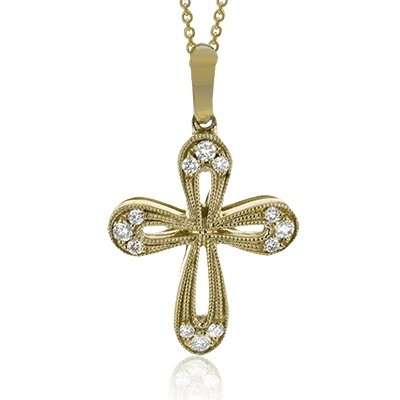 ZEGHANI - ZP464 ZEGHANI Cross Pendant Birmingham Jewelry