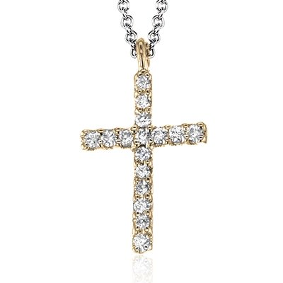 ZEGHANI - ZP862 ZEGHANI Cross Pendant Birmingham Jewelry