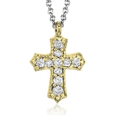 ZEGHANI - ZP863 ZEGHANI Cross Pendant Birmingham Jewelry