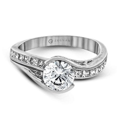 ZEGHANI - ZR1049 ZEGHANI Engagement Ring Birmingham Jewelry