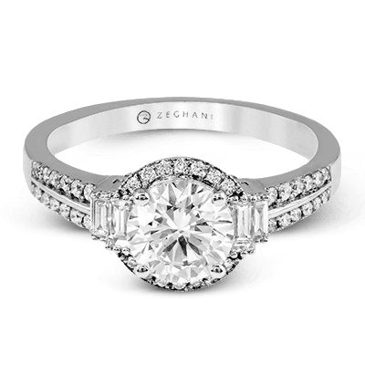 ZEGHANI - ZR1165 ZEGHANI Engagement Ring Birmingham Jewelry