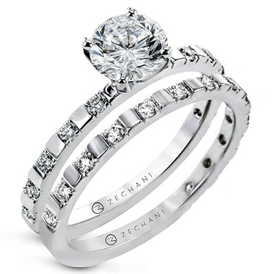 ZEGHANI - ZR2117 (Set) ZEGHANI Engagement Ring Set Birmingham Jewelry