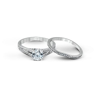 ZEGHANI - ZR226 (Set) ZEGHANI Engagement Ring Set Birmingham Jewelry