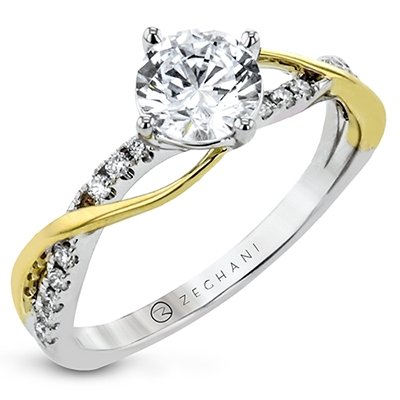 ZEGHANI - ZR2312 ZEGHANI Engagement Ring Birmingham Jewelry