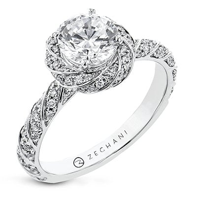 ZEGHANI - ZR2351 ZEGHANI Engagement Ring Birmingham Jewelry 