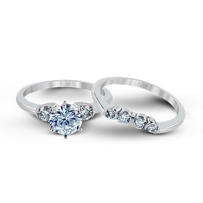 ZEGHANI - ZR406 (Set) ZEGHANI Engagement Ring Set Birmingham Jewelry