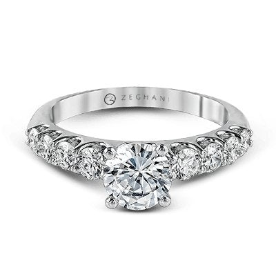 ZEGHANI - ZR984 Monte Carlo ZEGHANI Engagement Ring Birmingham Jewelry