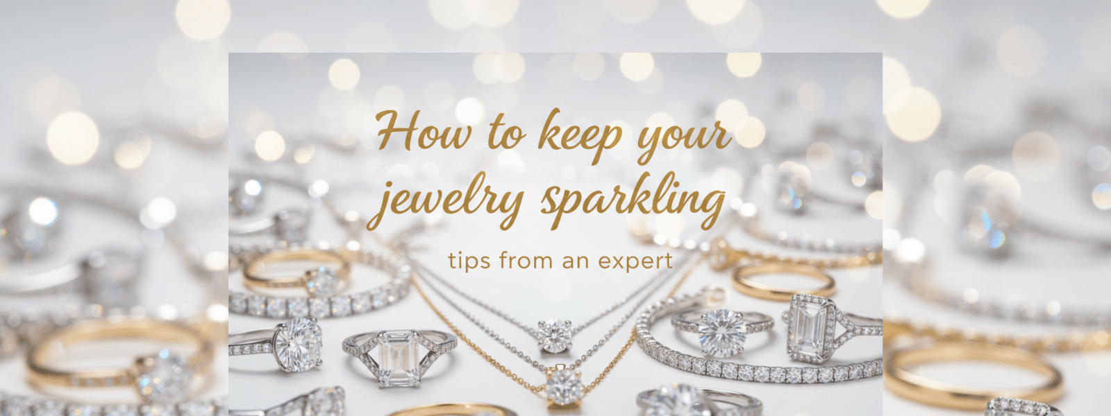 How to Keep Your Jewelry Sparkling: In-Store and At-Home Cleaning Tips - Birmingham Jewelry