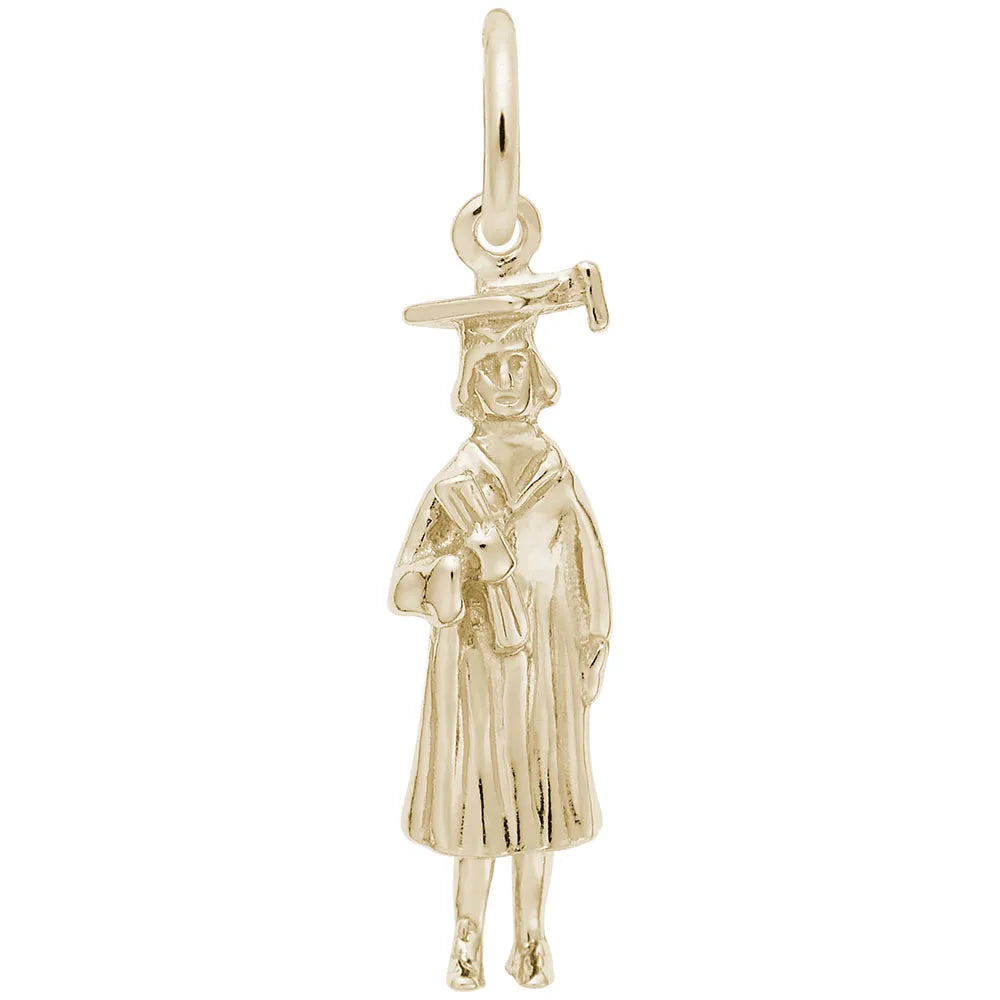 Rembrandt Charms - Female Graduate Charm - 0177