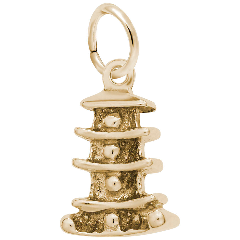 Rembrandt Charms - Pagoda Charm - 0652 Rembrandt Charms Charm Birmingham Jewelry 