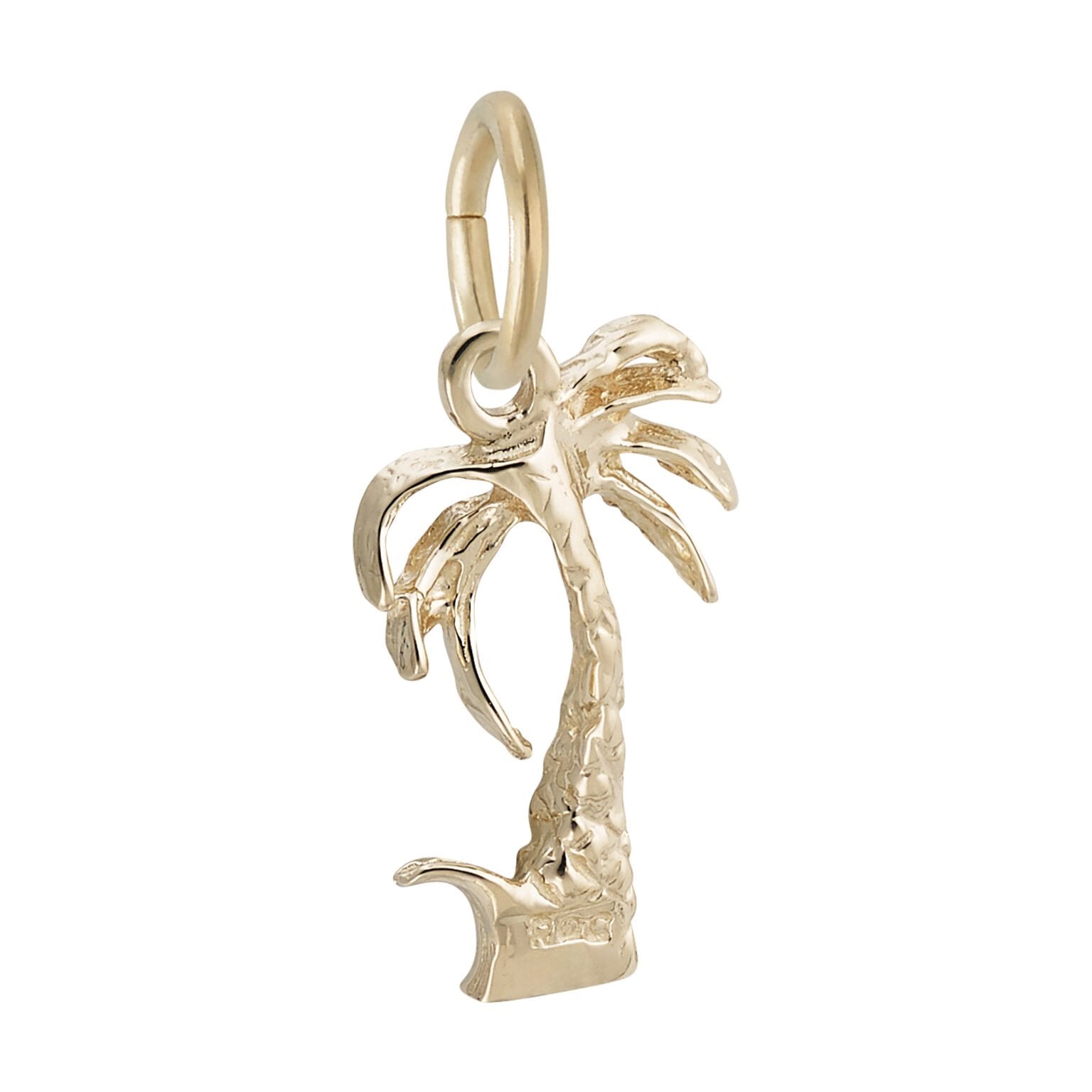 Rembrandt Charms - Palm Tree Accent Charm - 0919 Rembrandt Charms Charm Birmingham Jewelry 