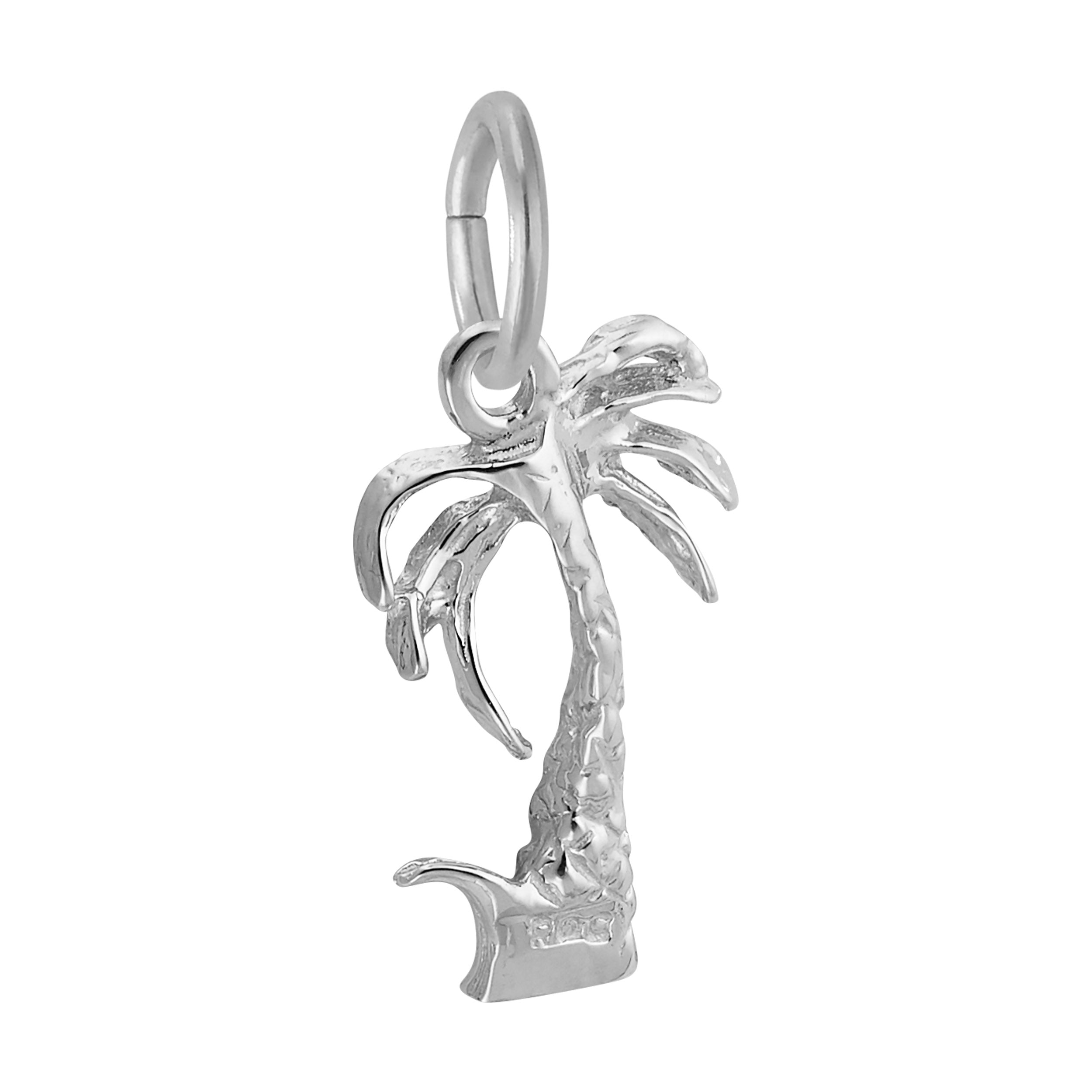 Rembrandt Charms - Palm Tree Accent Charm - 0919 Rembrandt Charms Charm Birmingham Jewelry 
