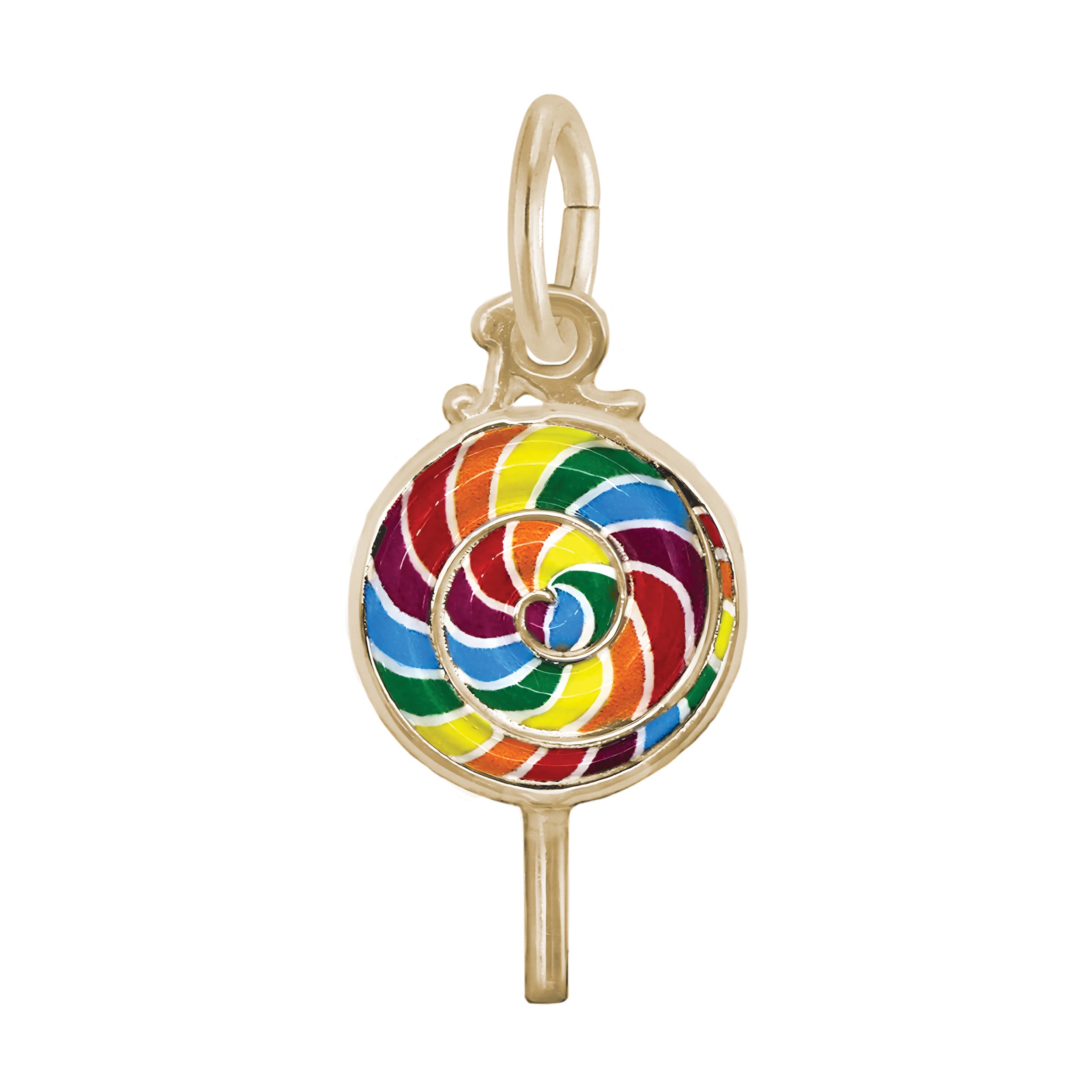 Rembrandt Charms - Painted Lollipop Charm – 1101-001 Rembrandt Charms Charm Birmingham Jewelry 