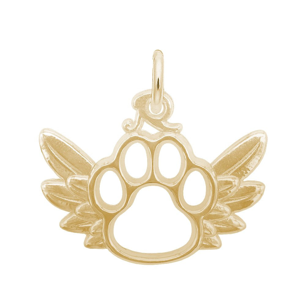 Rembrandt Charms - Paw with Wings - 1122 Rembrandt Charms Charm Birmingham Jewelry 