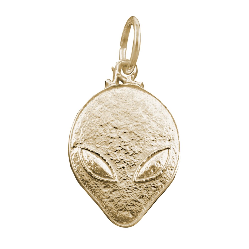 Rembrandt Charms - Alien Head Charm - 1206 Rembrandt Charms Charm Birmingham Jewelry 