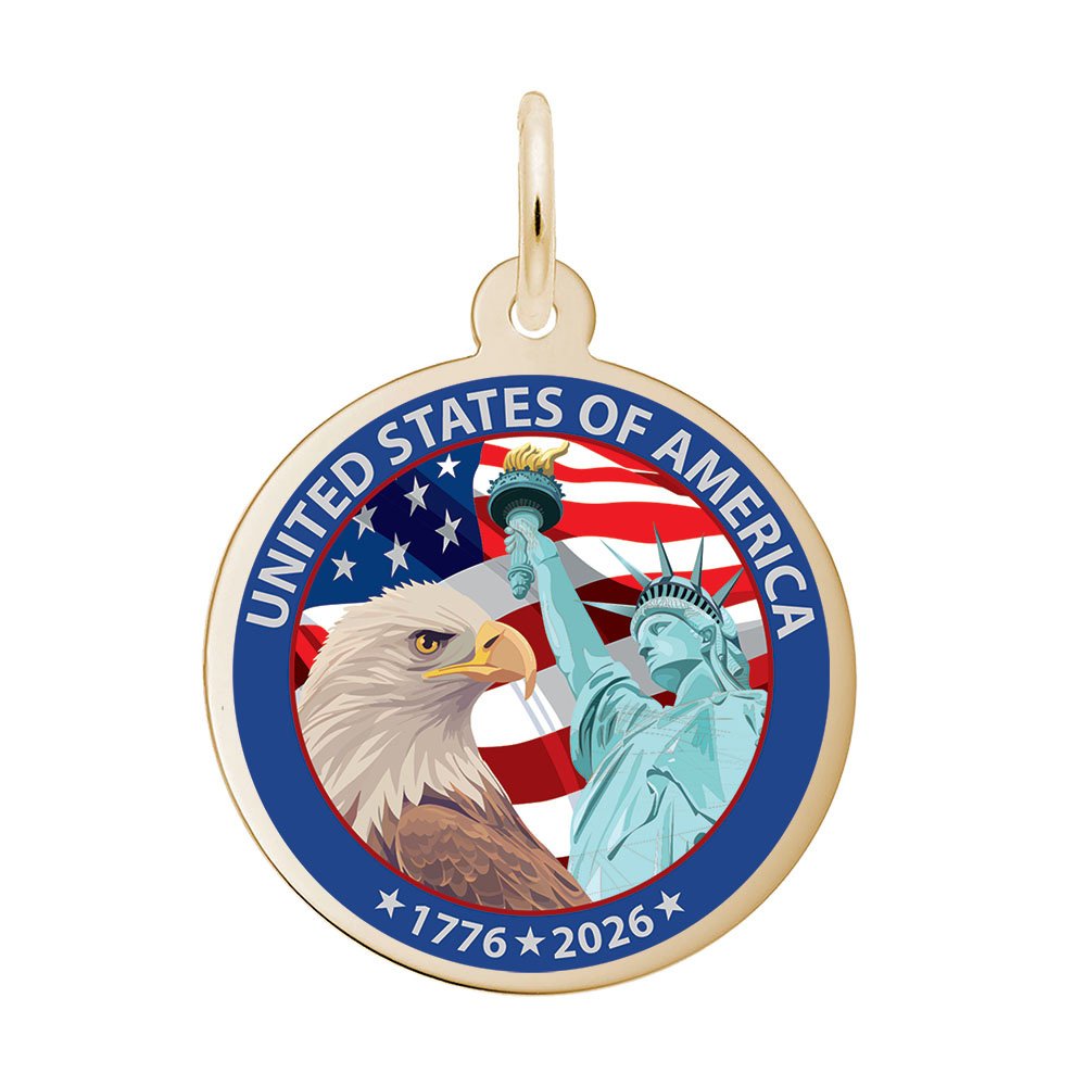 Rembrandt Charms - USA 250 – Celebration - 1239 Rembrandt Charms Charm Birmingham Jewelry 