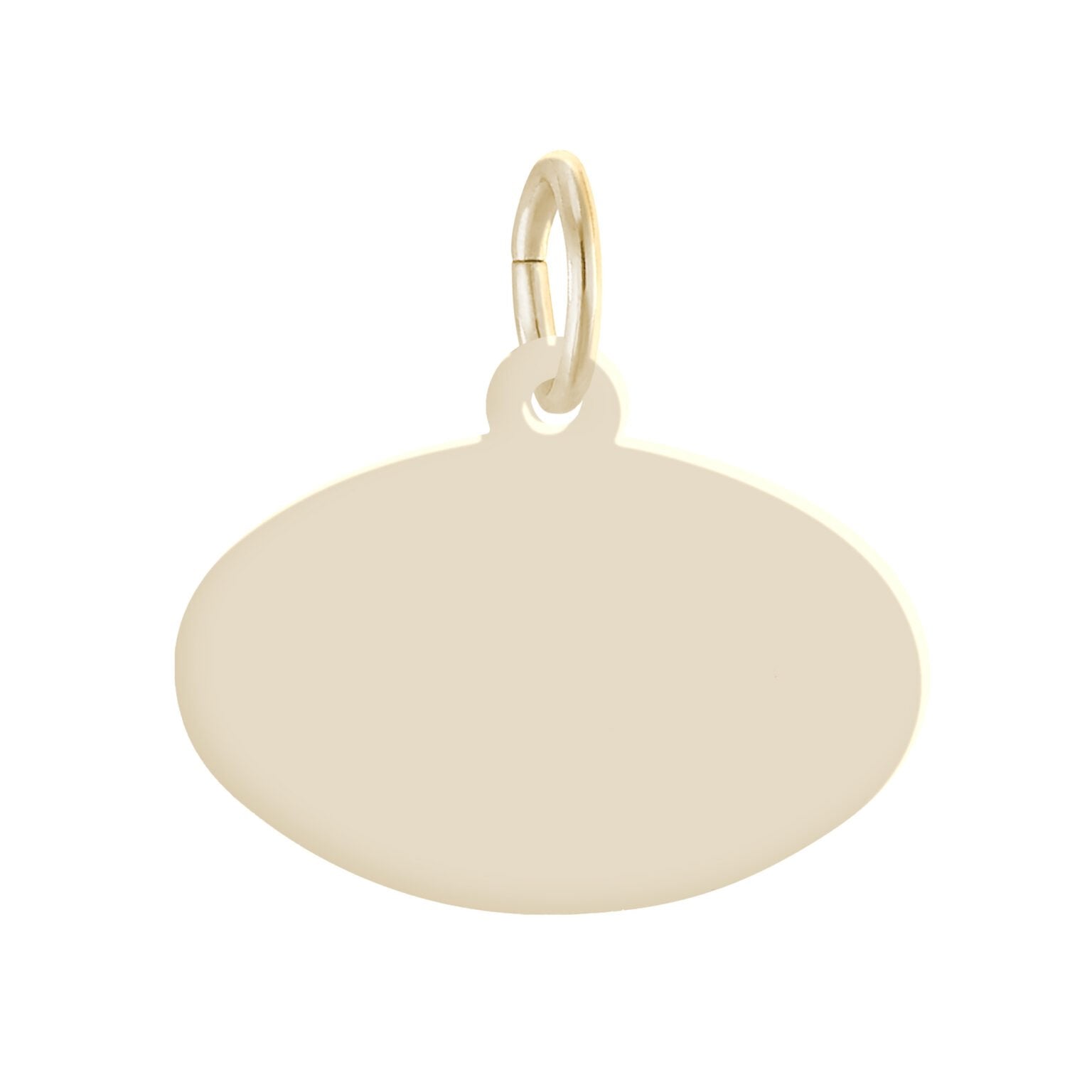Rembrandt Charms - Horizontal Oval Charm - 1259 Rembrandt Charms Charm Birmingham Jewelry 
