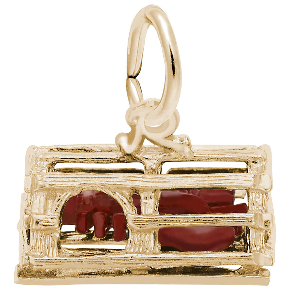 Rembrandt Charms - Lobster Trap Charm - 1323 Rembrandt Charms Charm Birmingham Jewelry 