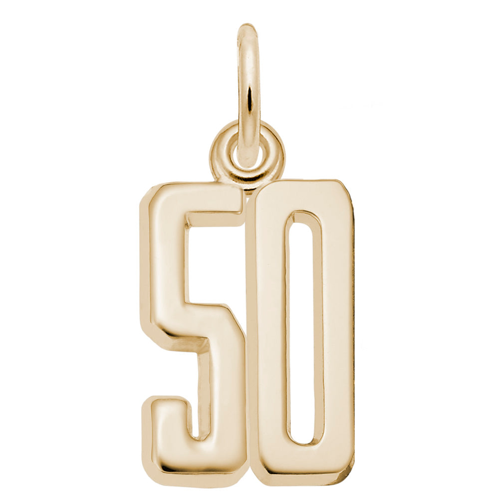 Rembrandt Charms - That’s My Number 50 Charm - 1762-050