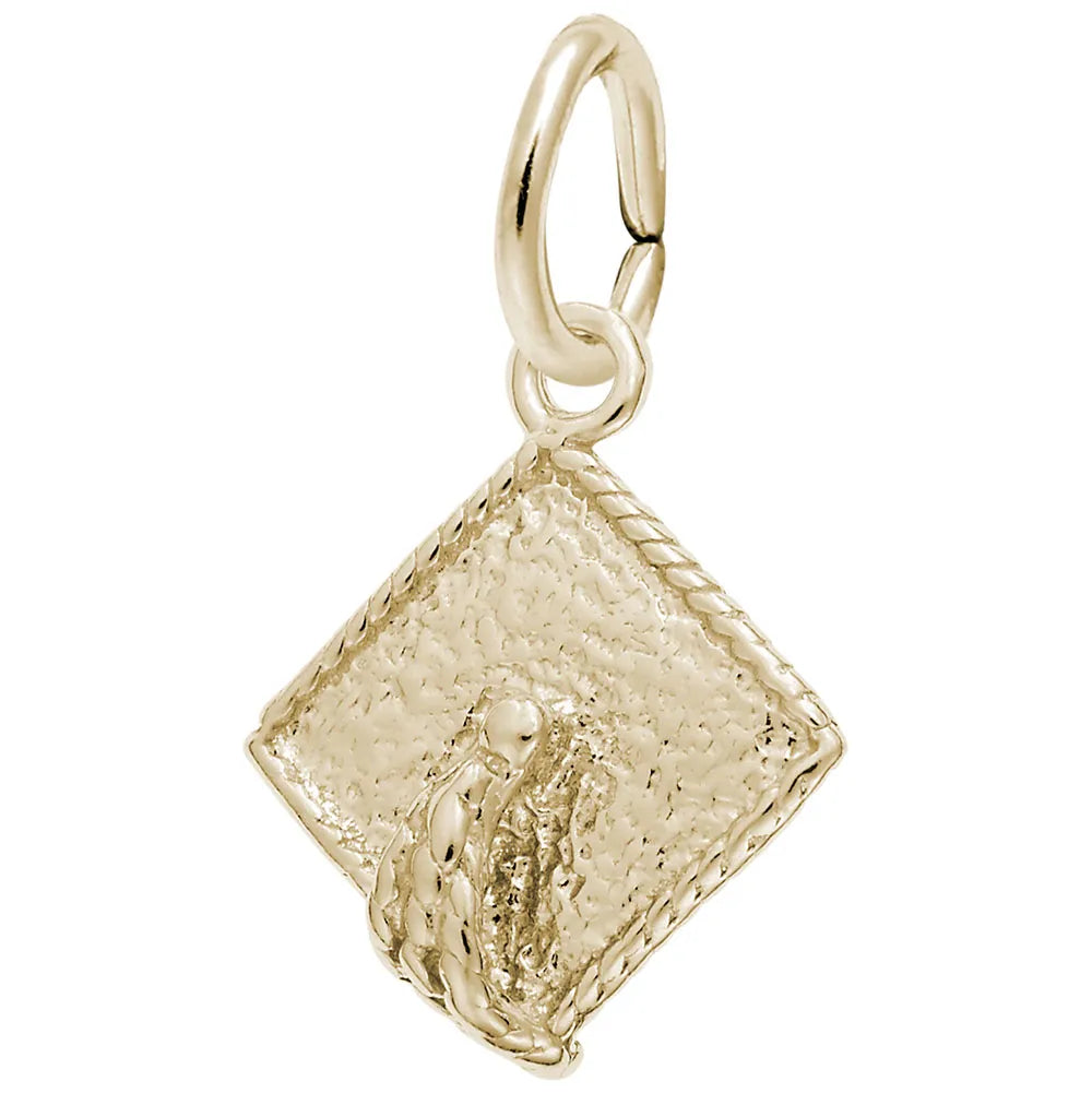 Rembrandt Charms - Graduation Cap Accent Charm - 1763 Rembrandt Charms Charm Birmingham Jewelry 