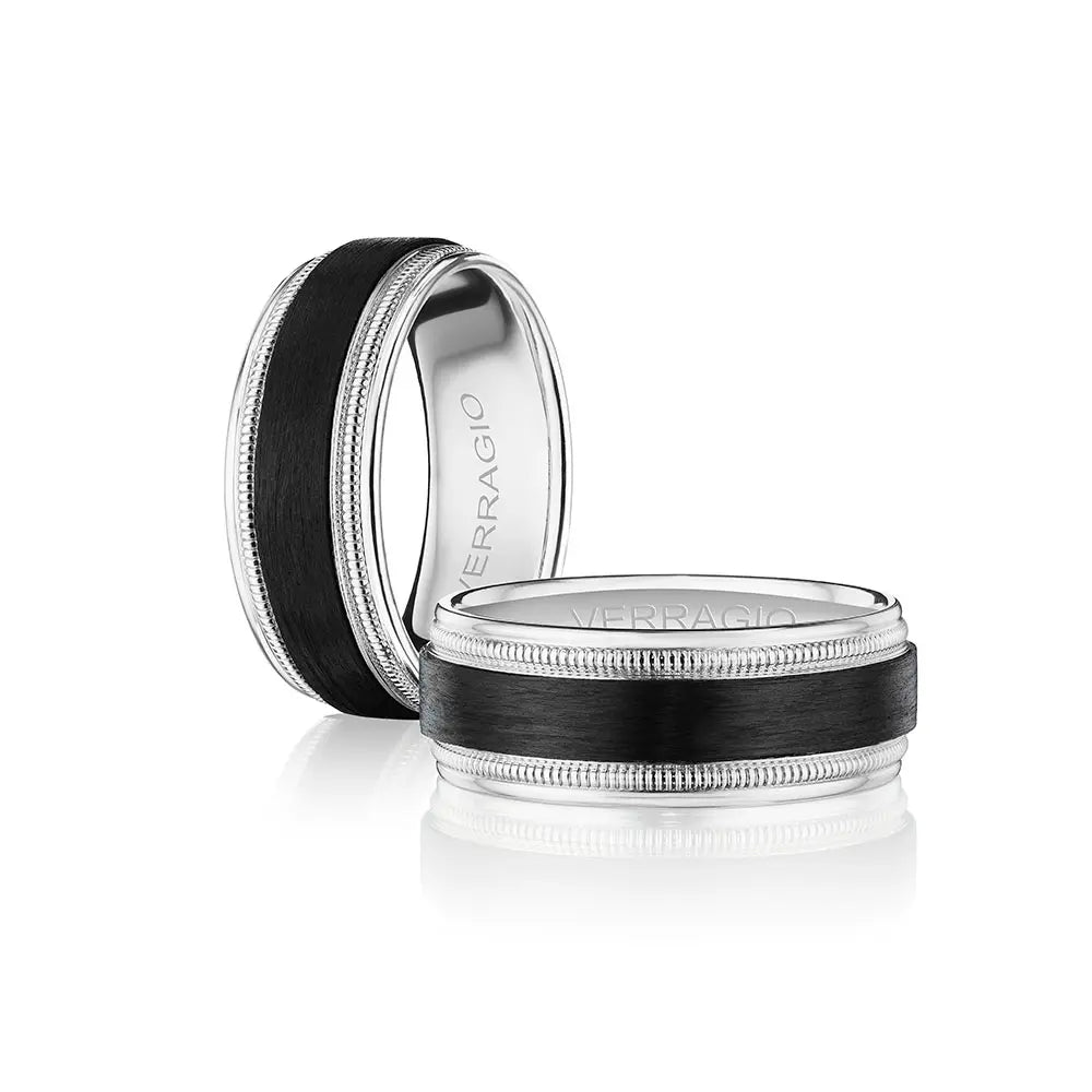 VWCF-302-8 VERRAGIO Men's Wedding Band Birmingham Jewelry Verragio Jewelry | Men's Wedding Band VWCF-302-8