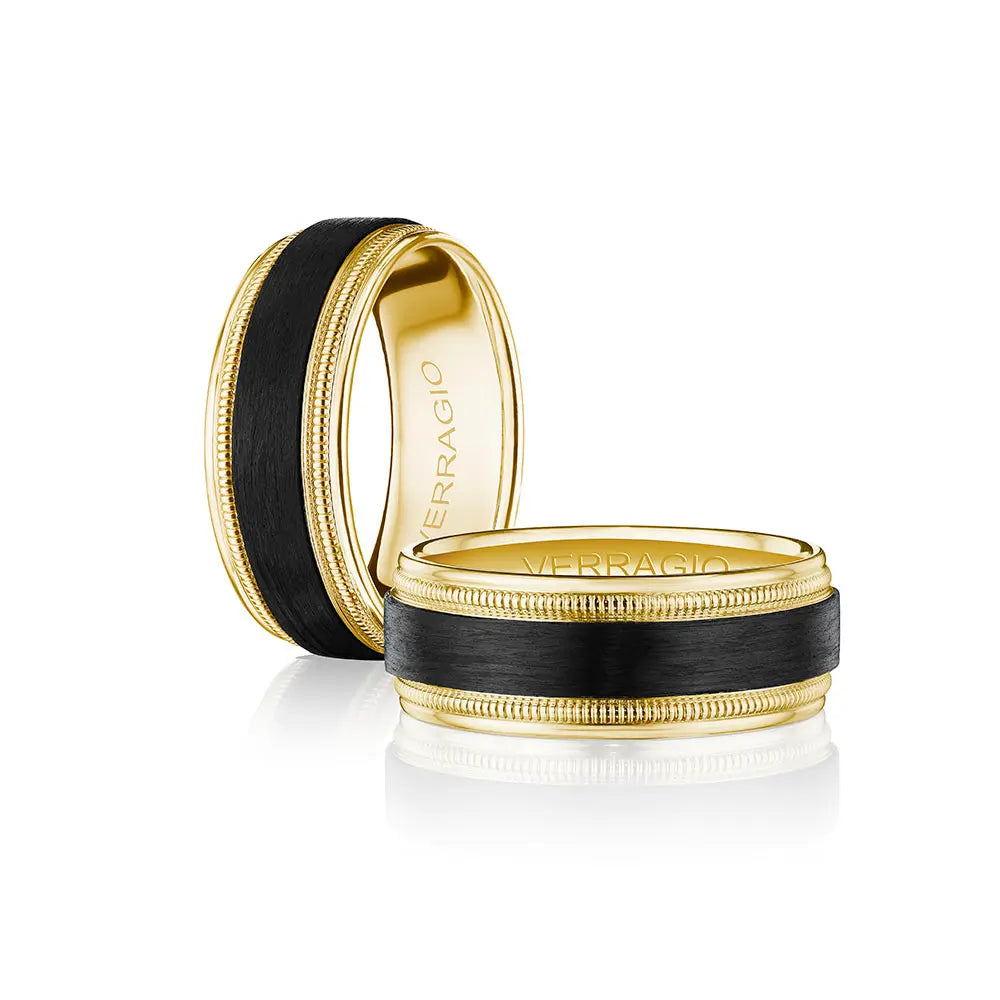 VWCF-302-8 VERRAGIO Men's Wedding Band Birmingham Jewelry Verragio Jewelry | Men's Wedding Band VWCF-302-8