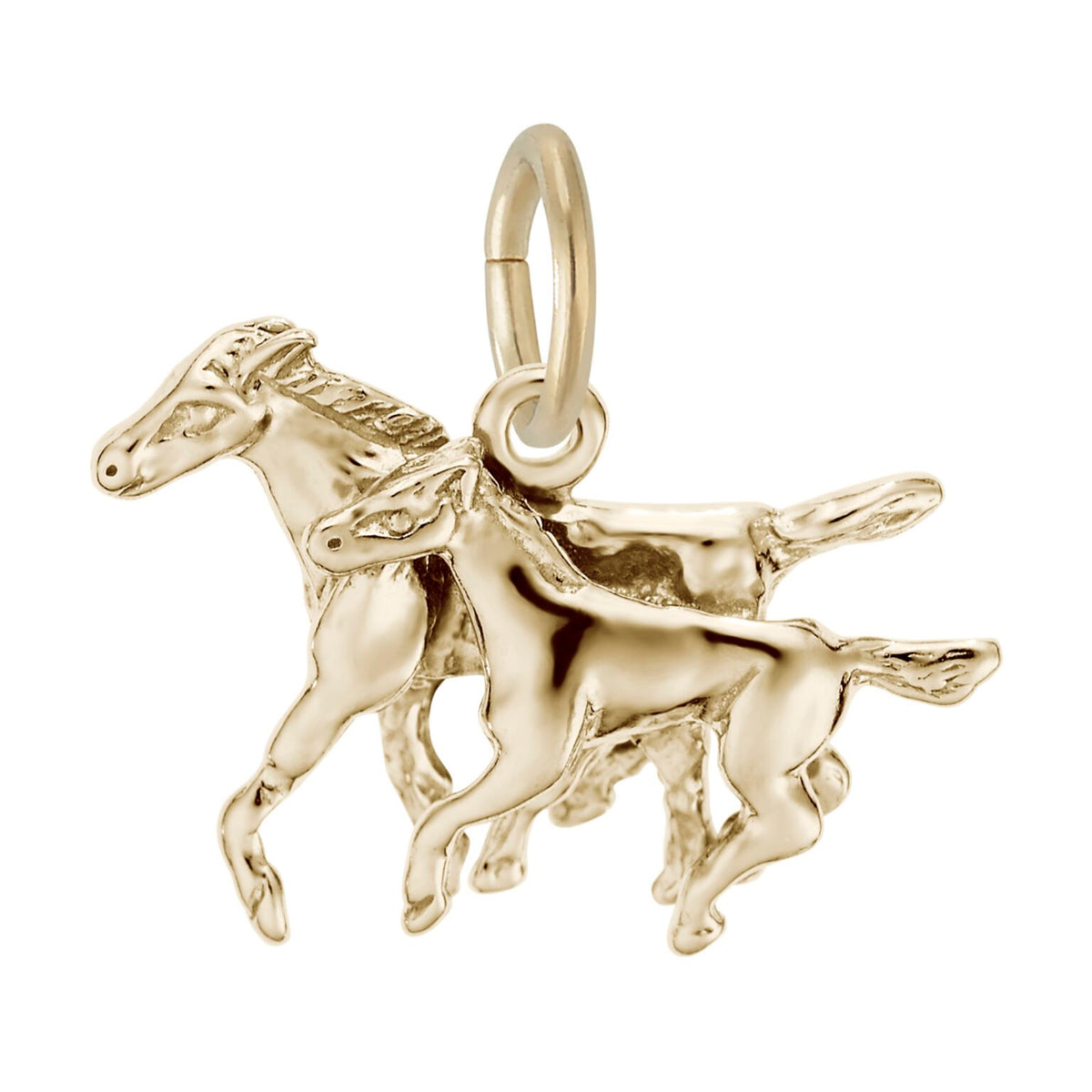 Rembrandt Charms - Horse & Colt Charm - 1861 Rembrandt Charms Charm Birmingham Jewelry 