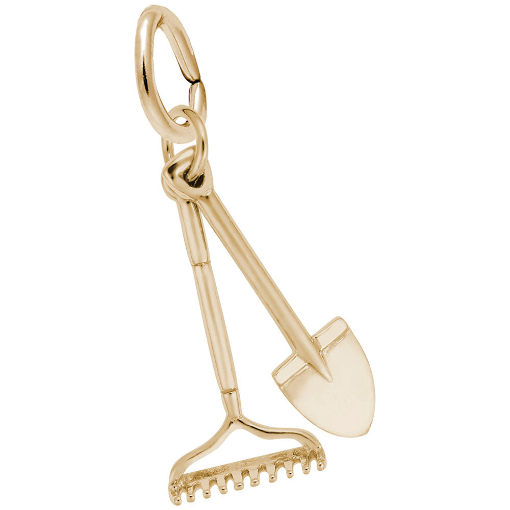 Rembrandt Charms - Rake & Shovel Charm - 2019